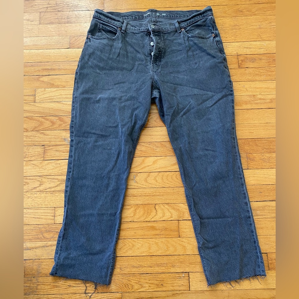 Old Navy slouchy straight jeans- size 16